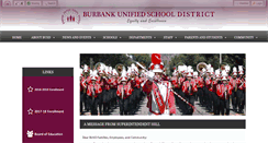 Desktop Screenshot of burbankusd.org