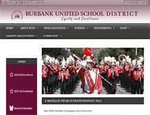 Tablet Screenshot of burbankusd.org